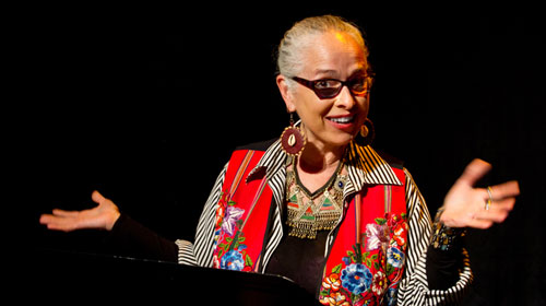 Magdalena Gomez performs Why I Became a Loud Puerto Rican (and other impolite stories)