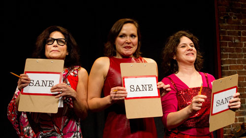 Gloria Crist, Elise Morrison, and Amanda Weir perform Jess Foster's Sane